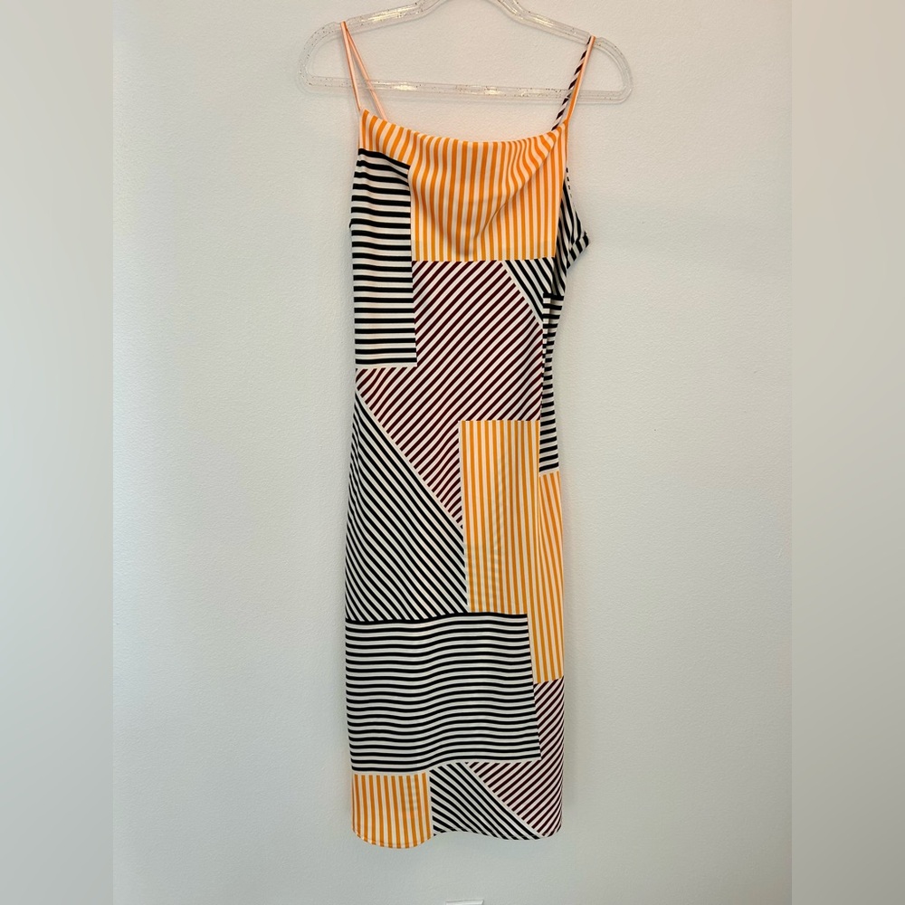 COLORBLOCK SLIP DRESS
